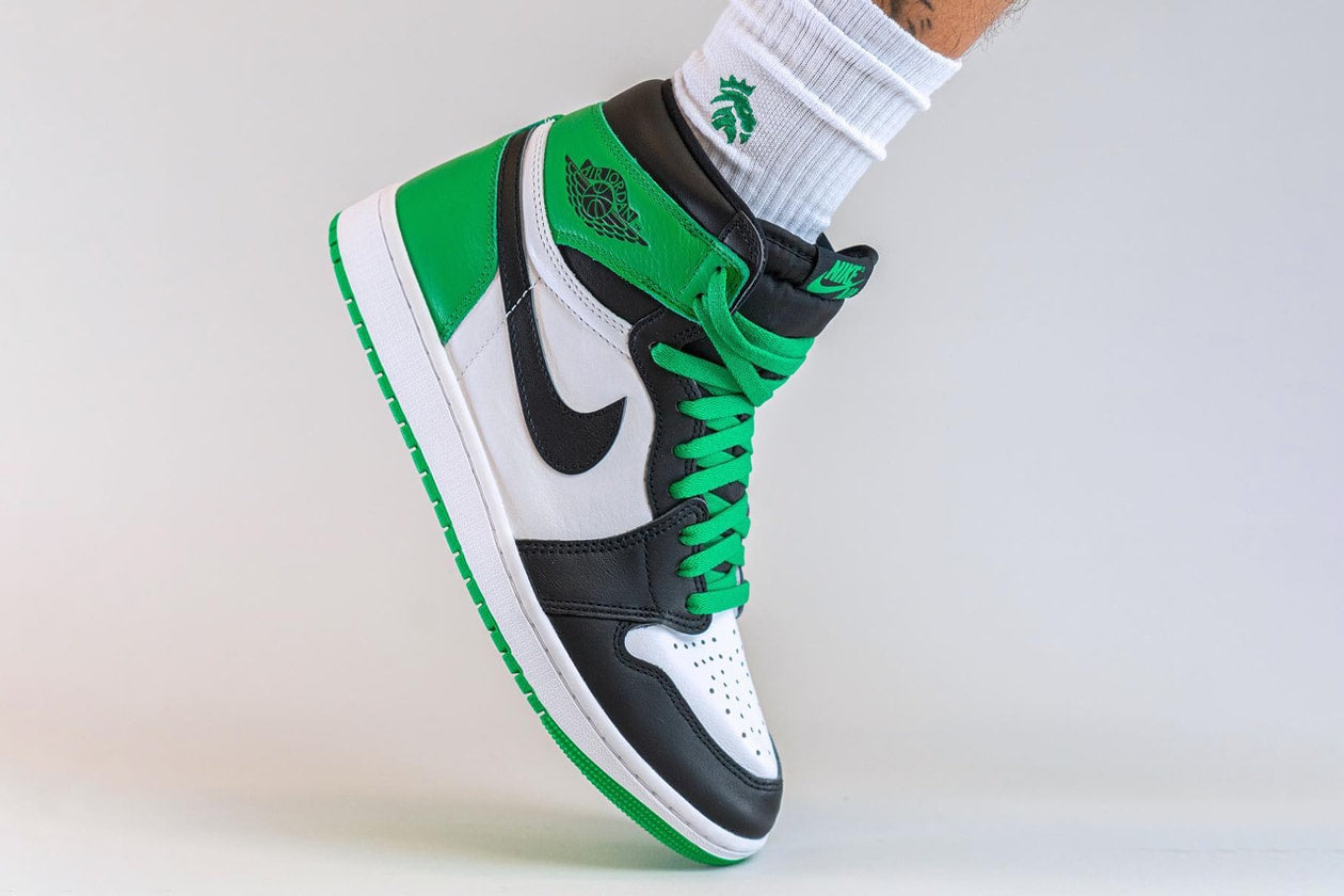 AJ1 Retro High OG “ Lucky Green “