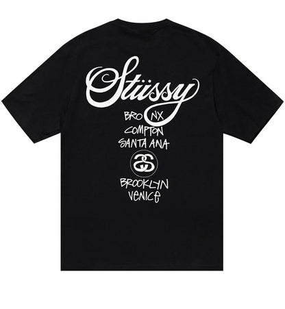 Stussy World Tour Tee Black
