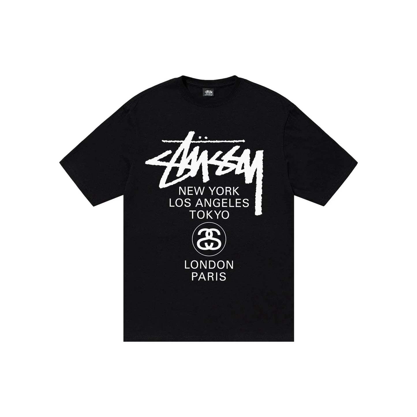 Stussy World Tour Tee Black