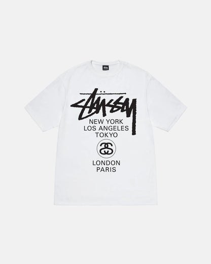 Stussy World Tour Tee White