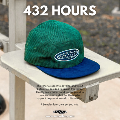 SMG 5 Panel Corduroy Cap - SS24 Drop 3