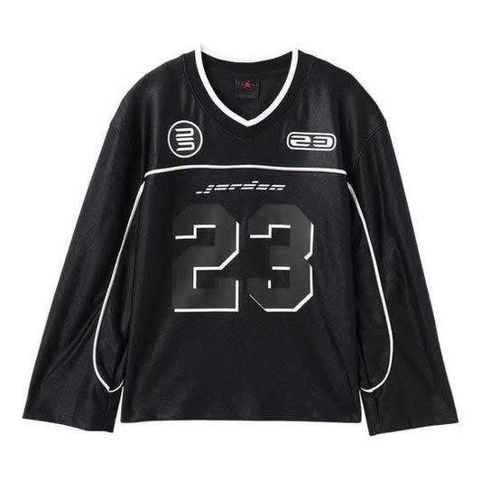 Nike Jordan Jersey Black Cropped : Atmos
