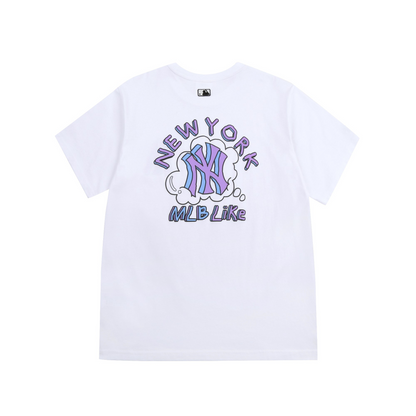 MLB New York Yankees Purple Logo