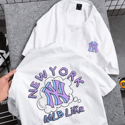 MLB New York Yankees Purple Logo