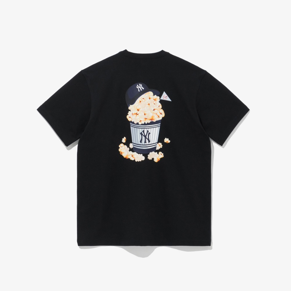 MLB Cool Era Fabric Popcorn Snack Tee Black